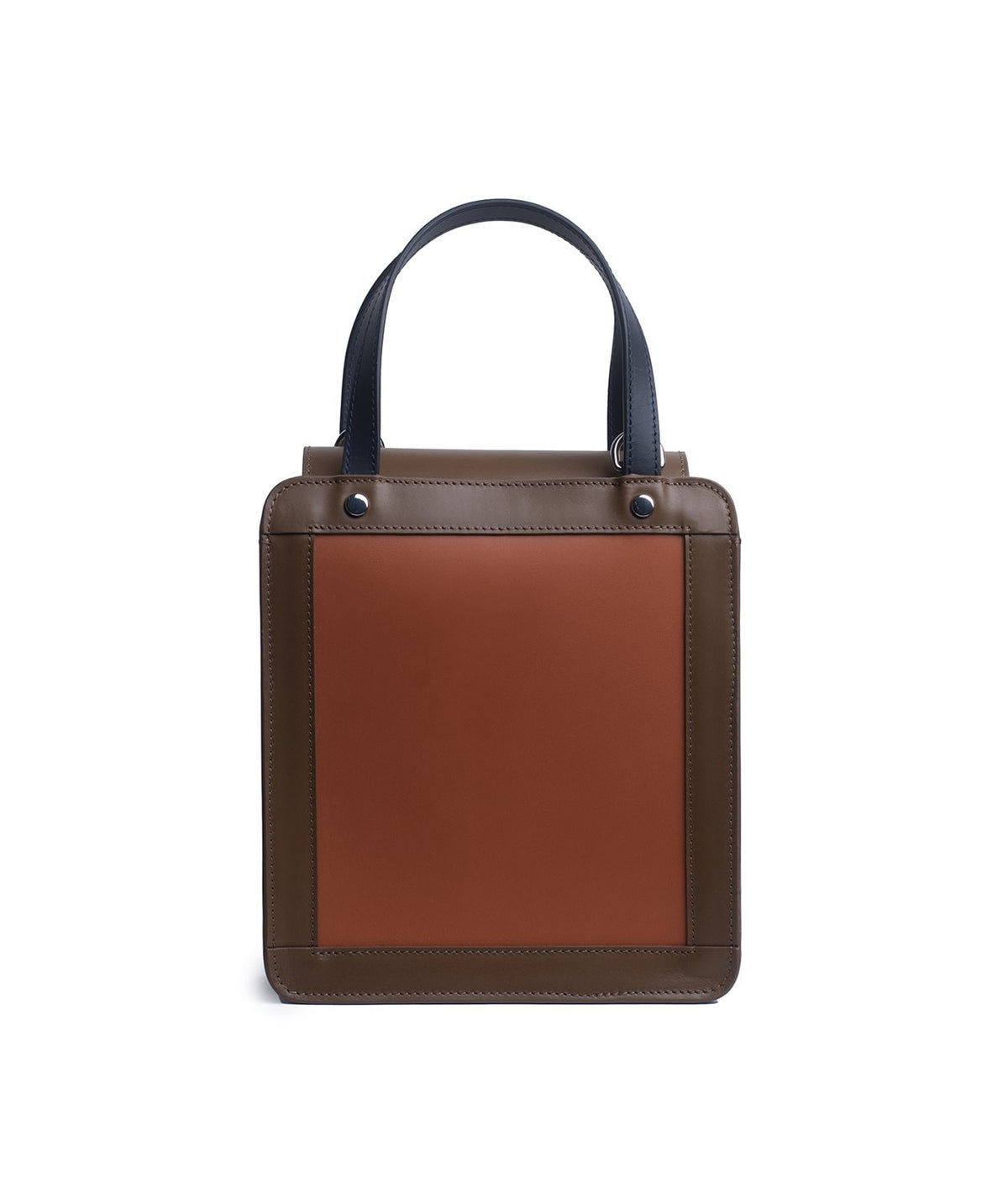 Mini Square Tote Tricolore Marinblå