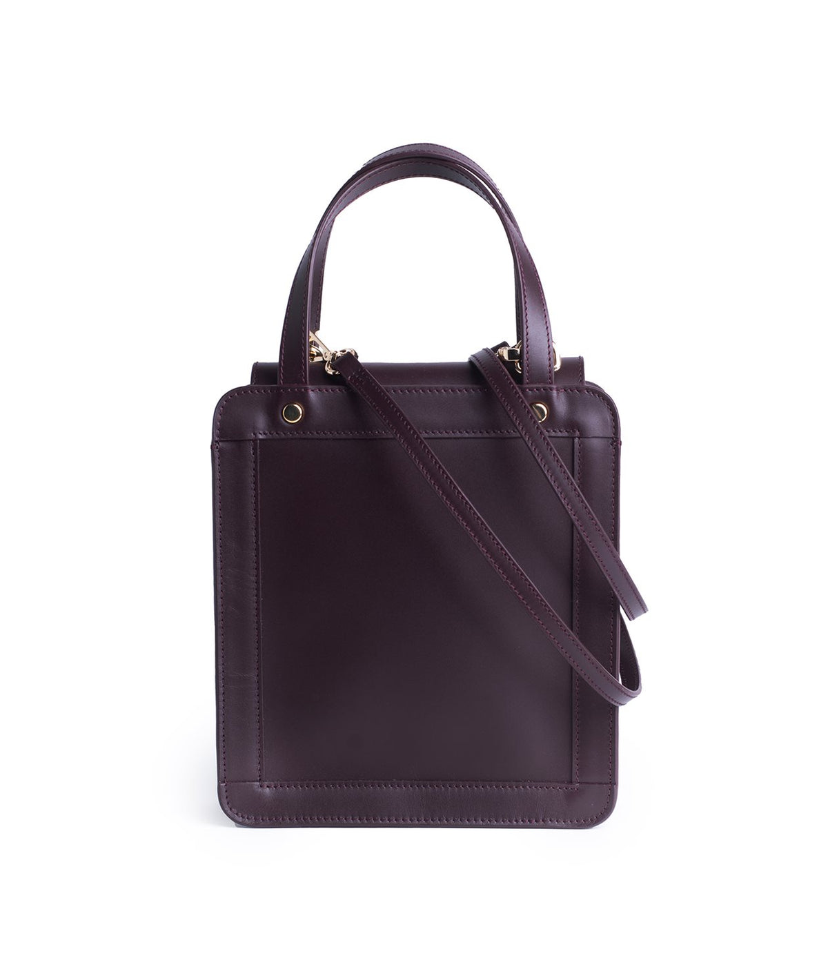 Mini Square Tote Bordeaux