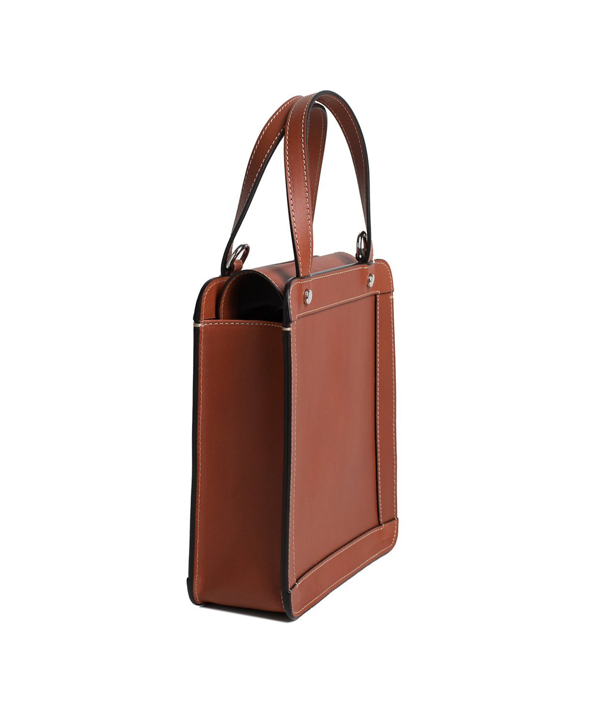 Mini Square Tote Cognac